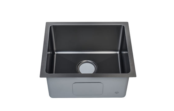Rectangular Stainless Steel Corner Kitchen Sink Durable Nano Sliver 1.2 think
