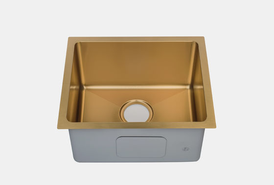 Rectangular Stainless Steel Corner Kitchen Sink Durable Nano Sliver 1.2 think
