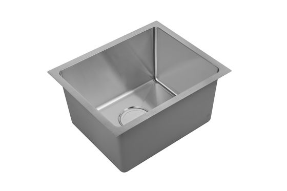 Rectangular Stainless Steel Corner Kitchen Sink Durable Nano Sliver 1.2 think