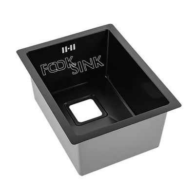 Multifunction Black 54x44cm 304 Stainless Steel Kitchen Sinks PVD Custom Size Handmade Sink Kitchen Drop In Soundproof Sink Basin