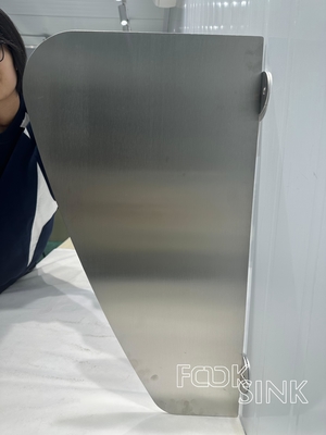 Pabrik Pengecualian Urinal Pasang Dinding Baja Tulang Baja Pria Perlindungan Urin Perlindungan Air Baffle Perlindungan Toilet untuk Sekolah taman kanak-kanak Belanja