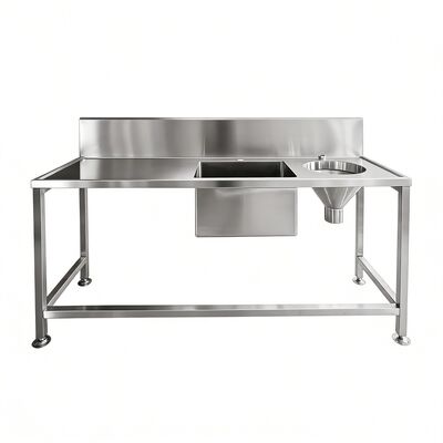 Wastafel Medis Baja Tahan Karat 304 Profesional Wastafel Hopper 316 Untuk Rumah Sakit Lab Klinik Komersial Wastafel Berdiri Bebas Bak Cuci Tangan