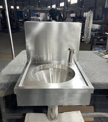 2026 New Design Sluice Sink For Hospital Clinic 304 316 Stainless Steel Hand Washing Lab Wall Mounted Sluice Sink Flush Valve Popular In Africa Medical Surgical Sink