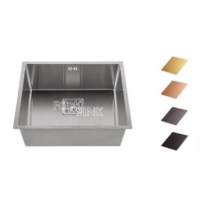 Pabrik Penjualan Langsung Standar Ukuran 304 Baja tahan karat Workbench Sink Undermount tahan lama Kualitas tinggi Sink Dapur Untuk apartemen Toko kopi Rv