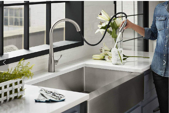 CUPC Certified Farmhouse Apron Front Kitchen Sink Stainless Steel 304